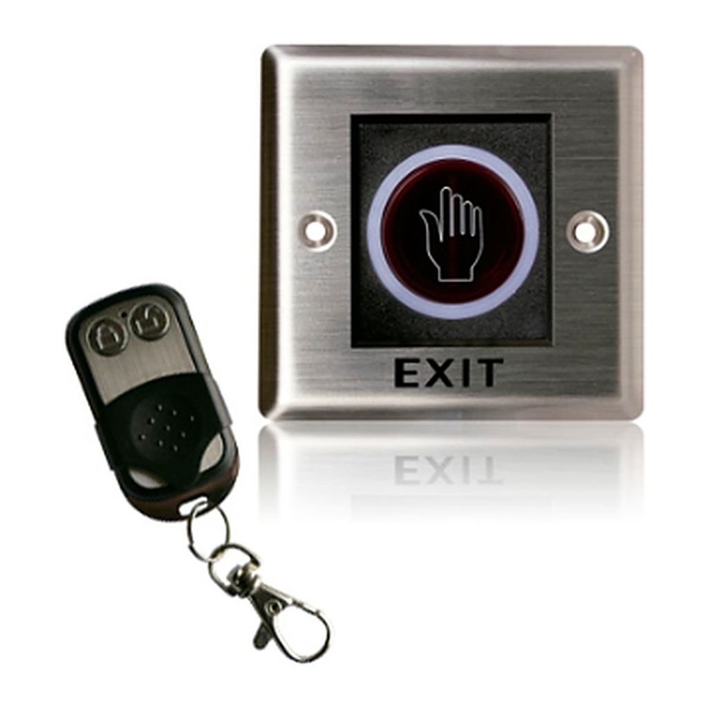 [K2S] ZKTeco K2S Infrared Sensor Exit Button with Remote Control, Touchless