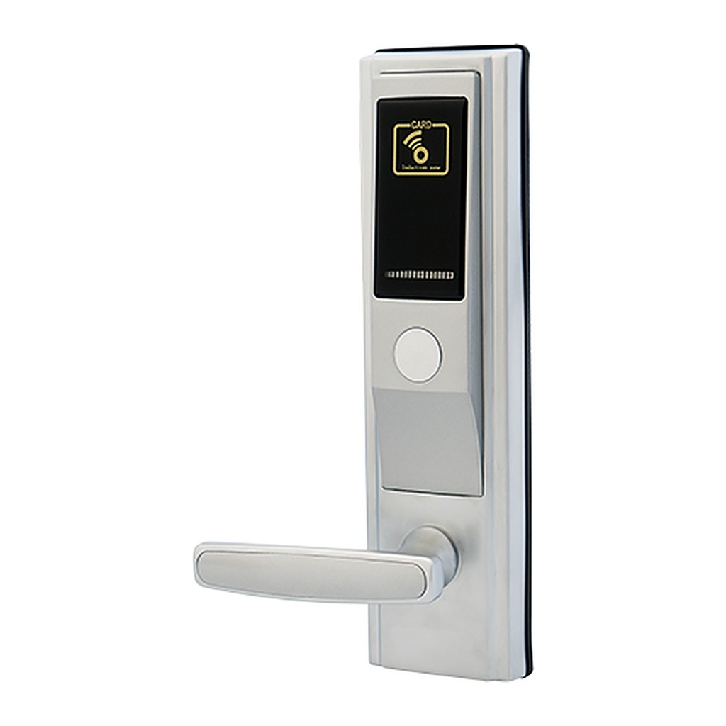 [LH3600-R] ZKTeco LH3600-R RFID Hotel Lock, 13.56 MHz Mifare Card, Zinc Alloy, Right Hand (Set)