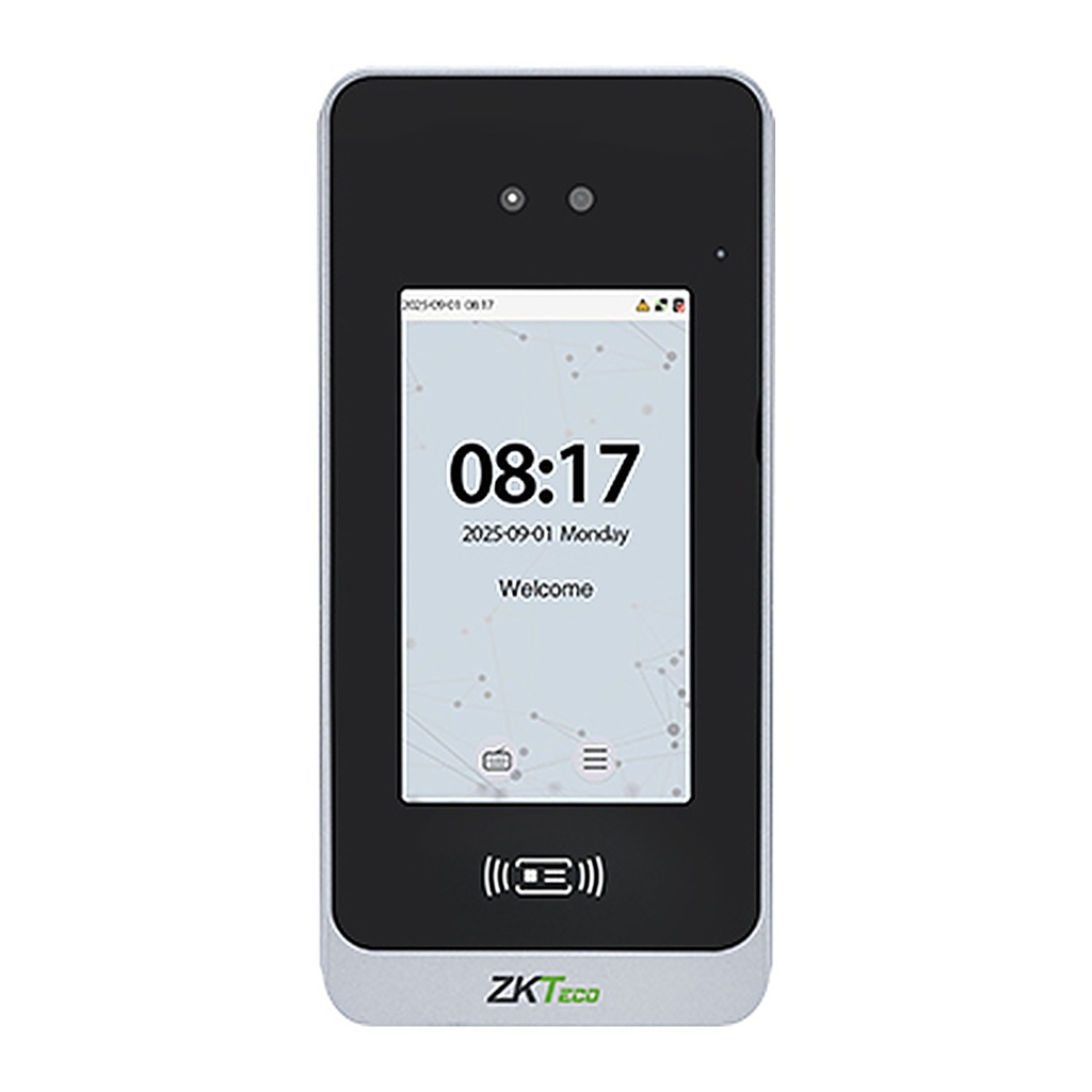 [Speedface-M4] ZKTeco SpeedFace-M4 Face Recognition Access & Attendance Terminal, Mask Detection, IP66, Card