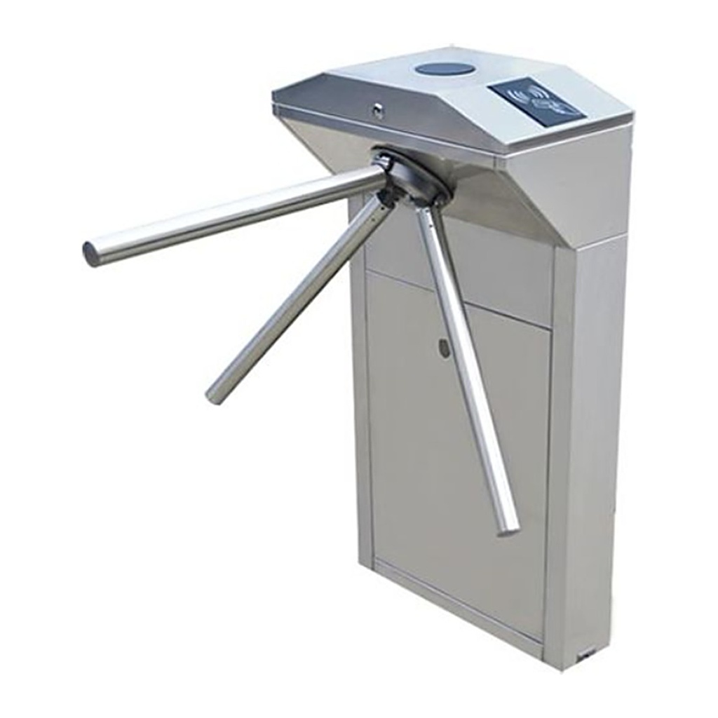 [TS1011] ZKTeco TS1011 Drop Arm Tripod Turnstile with Controller & RFID Reader