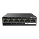 [G2206P-4-63W] IP-COM G2206P-4-63W 6-Port Gigabit Cloud Managed Desktop Switch, 4 PoE Ports, 58W PoE