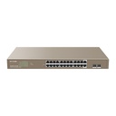 [G3326P-24-410W] IP-COM G3326P-24-410W 24-Port Gigabit PoE Cloud Managed Switch, 2 SFP Combo, 370W PoE