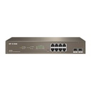 [G3310F] IP-COM G3310F 10-Port Gigabit L2 Cloud Managed Switch, 8 GE + 2 SFP