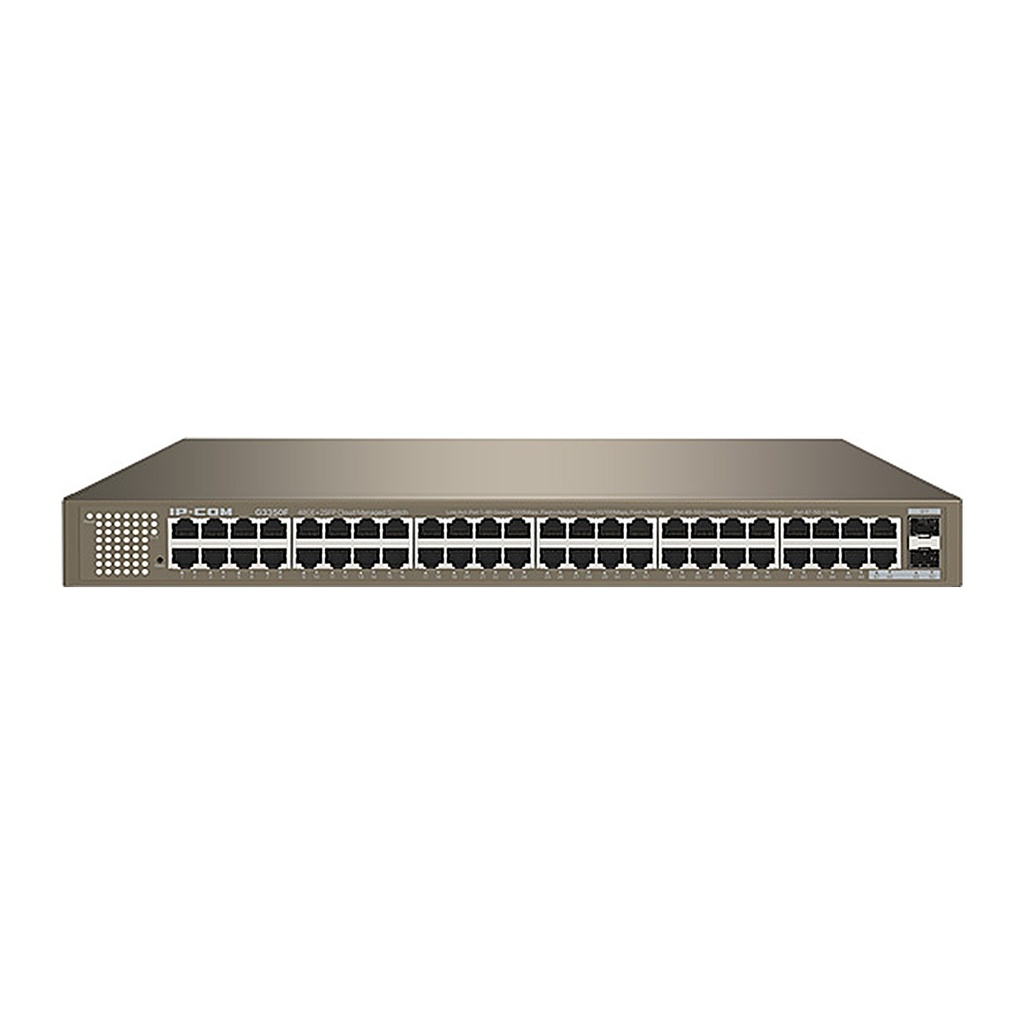 [G3350F] IP-COM G3350F 50-Port Gigabit L2 Cloud Managed Switch, 48 GE + 2 SFP, ProFi Cloud
