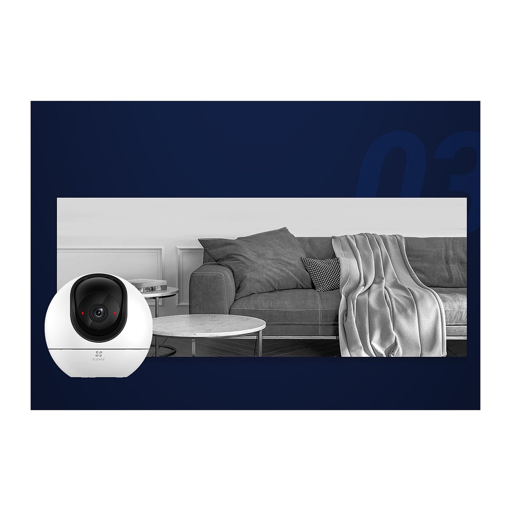 EZVIZ H6 3K Pan & Tilt Wi-Fi Indoor Camera, Auto-Zoom Tracki