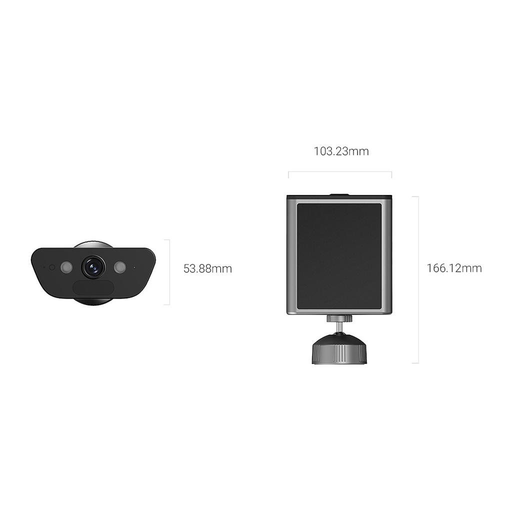 EZVIZ EB5 4K Solar Battery Outdoor Camera, Always-On Video (