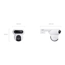 EZVIZ HB90x Dual 4G 2K+ Dual-Lens Solar Battery Camera Kit, 