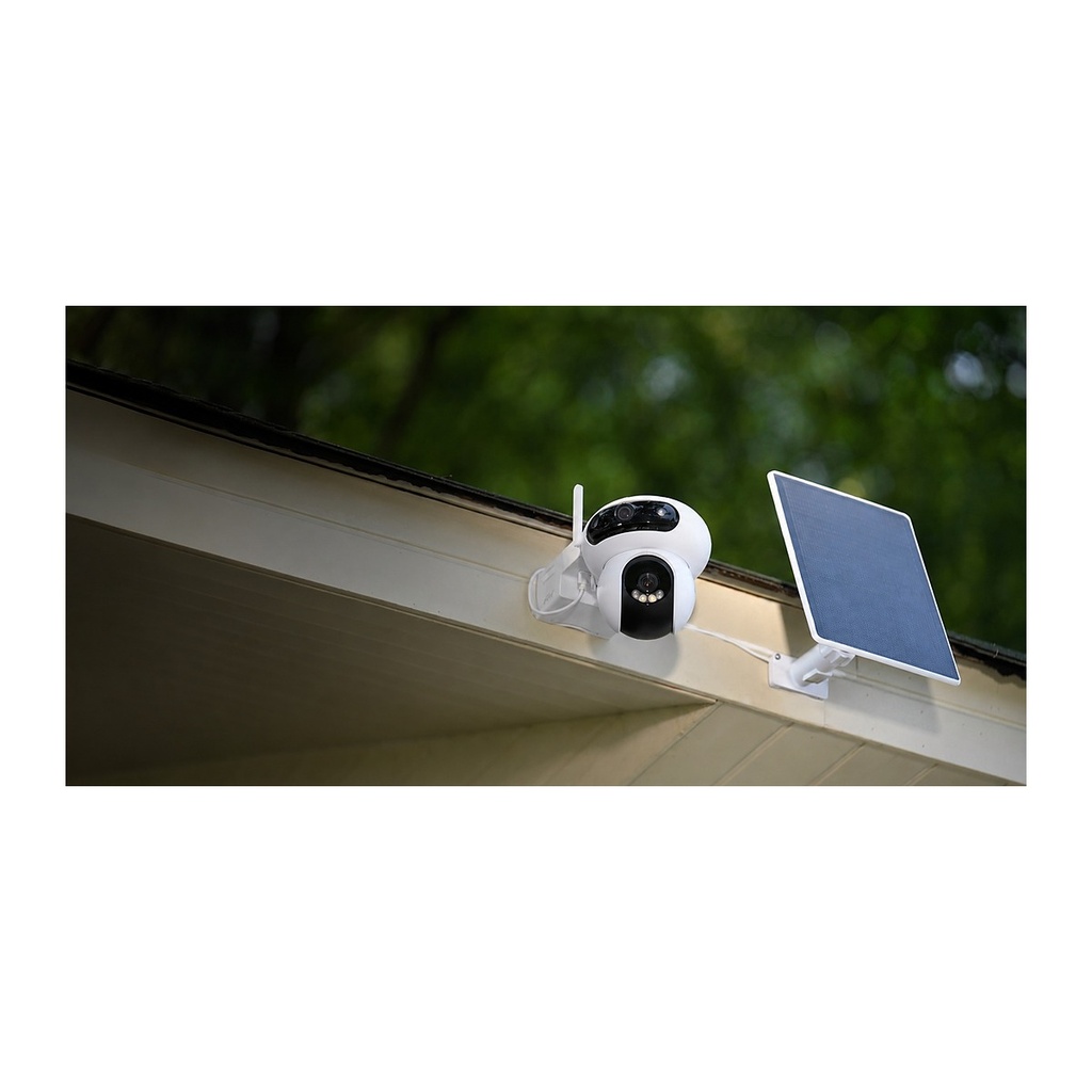 EZVIZ HB90x Dual 4G 2K+ Dual-Lens Solar Battery Camera Kit, 