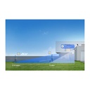 EZVIZ HB90x Dual 4G 2K+ Dual-Lens Solar Battery Camera Kit, 