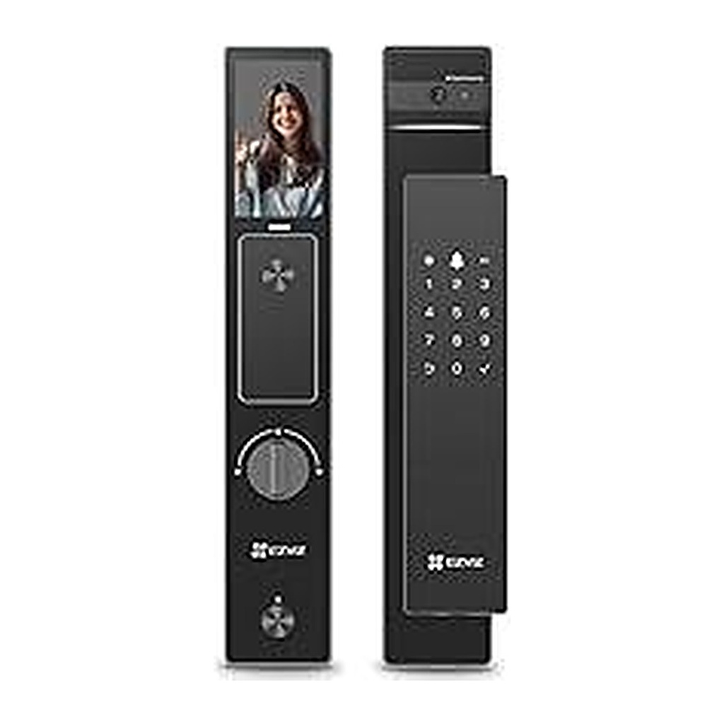 [CS-DL50FVS-R100-WBP-GR] EZVIZ DL50FVS Smart Wi-Fi Door Lock, Face Recognition, Fingerprint, Card & Passcode, Grey (CS-DL50FVS-R100-WBP-GR)