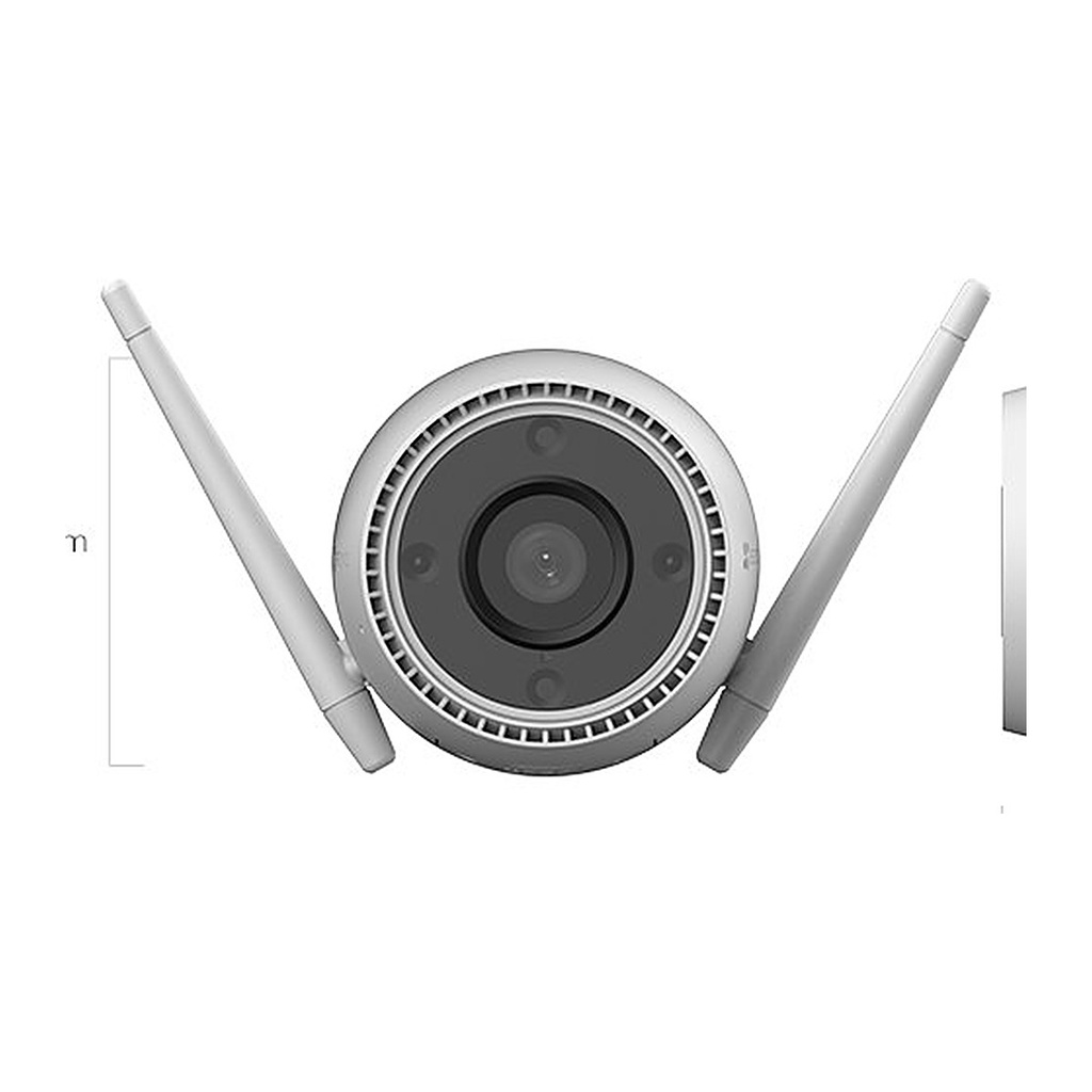 [CS-H3c-R100-1J4WKFL-B28] EZVIZ H3c 2K+ Outdoor Wi-Fi Camera, Color Night Vision, AI Human Detection, IP67 (CS-H3c-R100-1J4WKFL-B28)