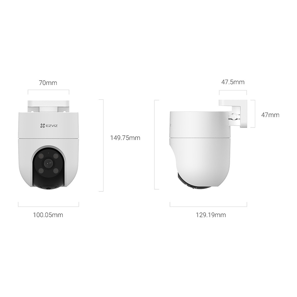 EZVIZ H8c 1080p Outdoor Pan & Tilt Wi-Fi Camera, Auto-Tracki