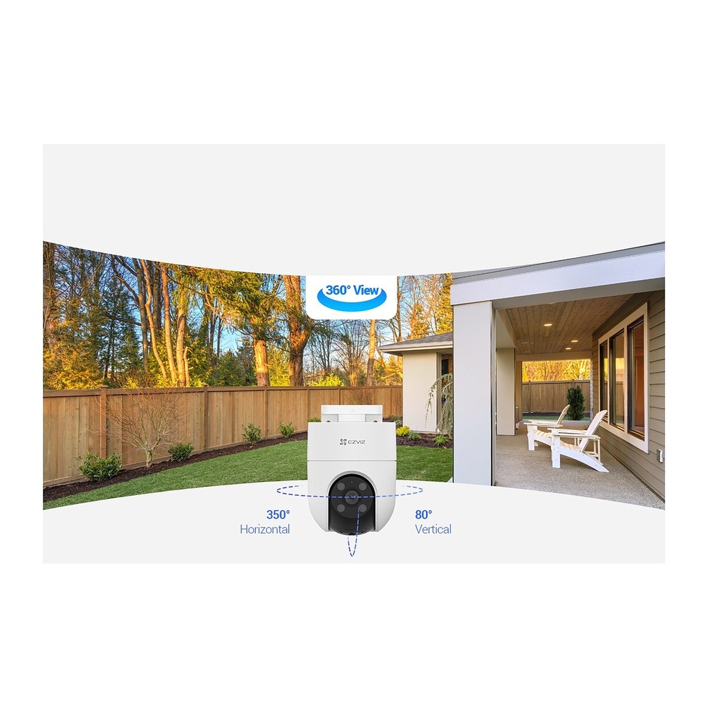 EZVIZ H8c 1080p Outdoor Pan & Tilt Wi-Fi Camera, Auto-Tracki