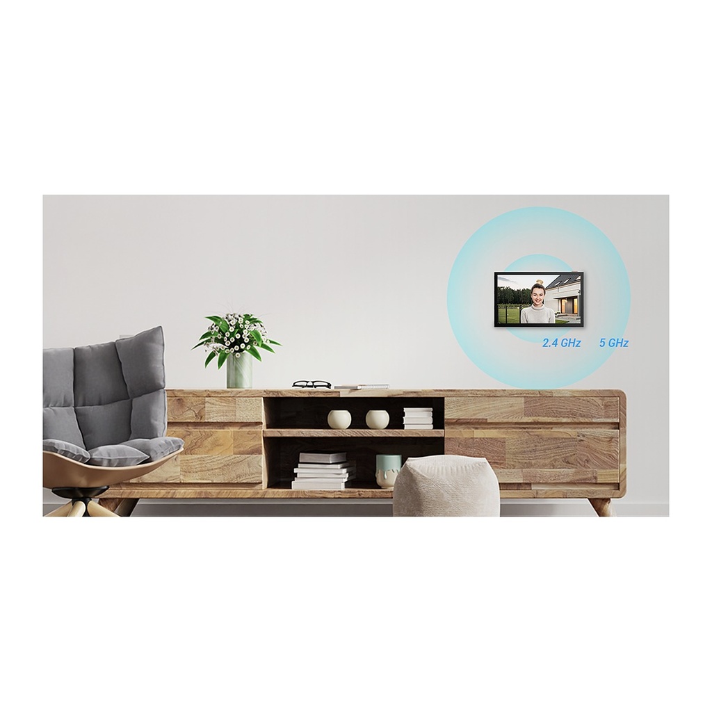EZVIZ HP7 2K Smart Video Doorphone Kit, 7" Touch Screen, Rem