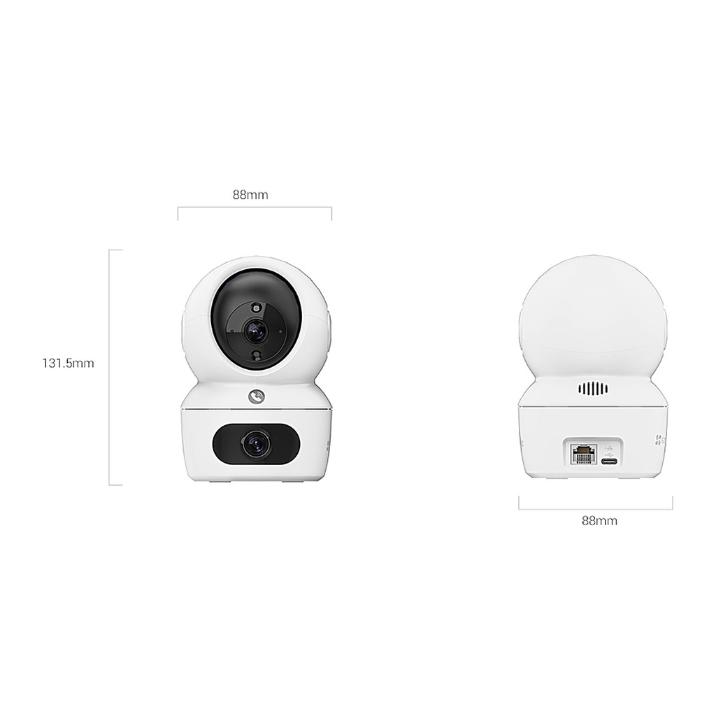 EZVIZ H7c Dual 2K+ Dual-Lens Pan & Tilt Wi-Fi Indoor Camera,