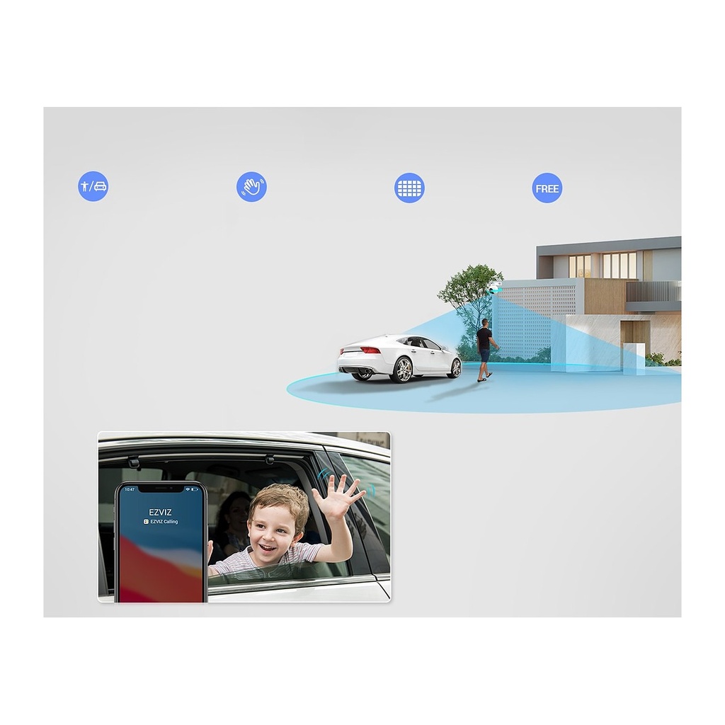 EZVIZ H8 Pro 3K Pan & Tilt Wi-Fi Outdoor Camera, AI Detectio