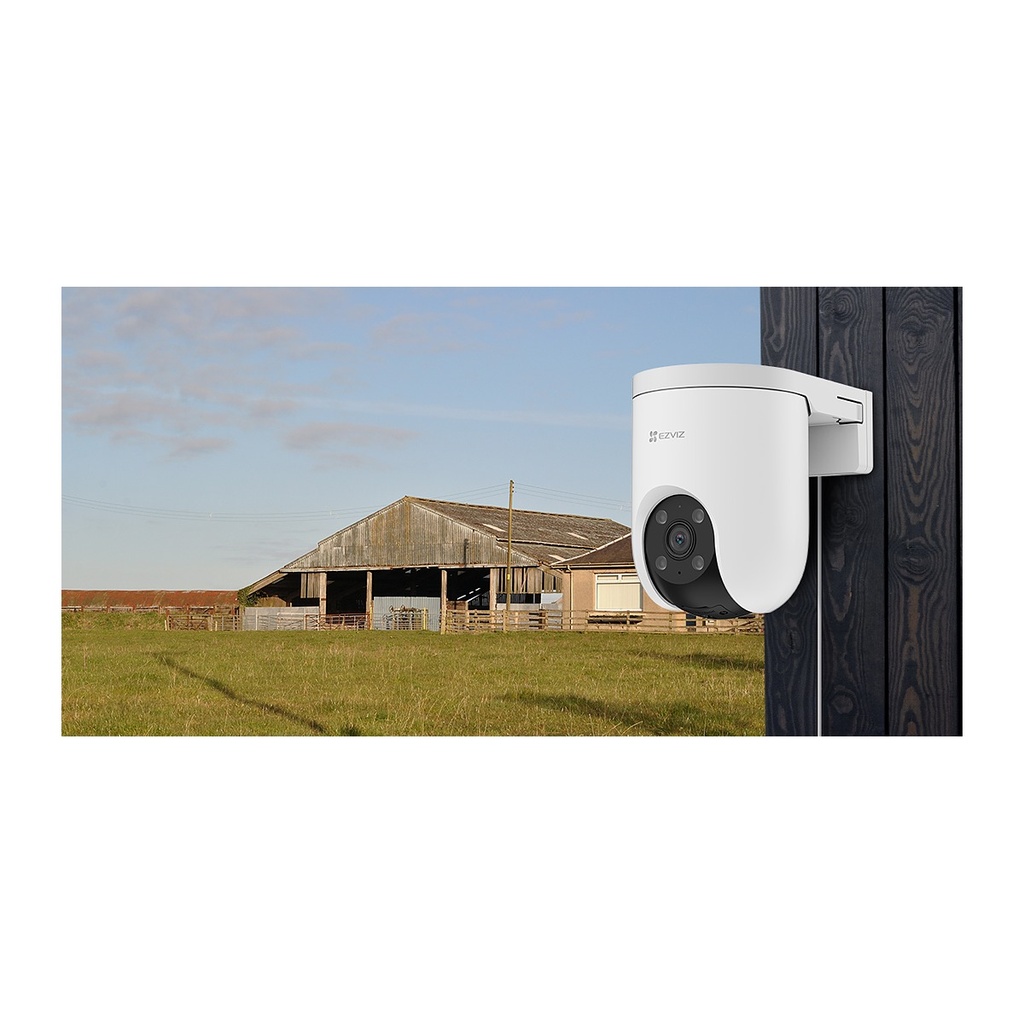 EZVIZ H8c 4G 2K Pan & Tilt Outdoor Camera, Human & Vehicle D