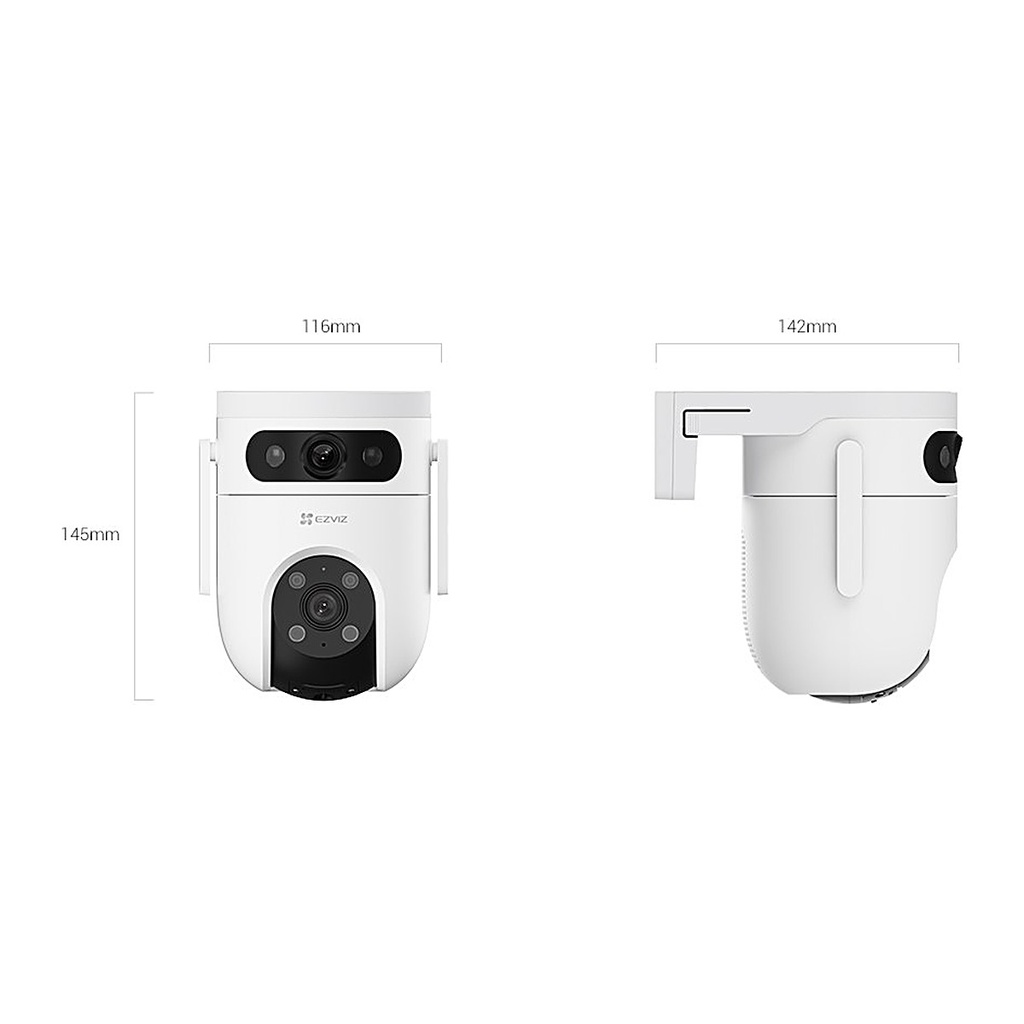EZVIZ H9c Dual 3K Dual-Lens Pan & Tilt Wi-Fi Outdoor Camera,