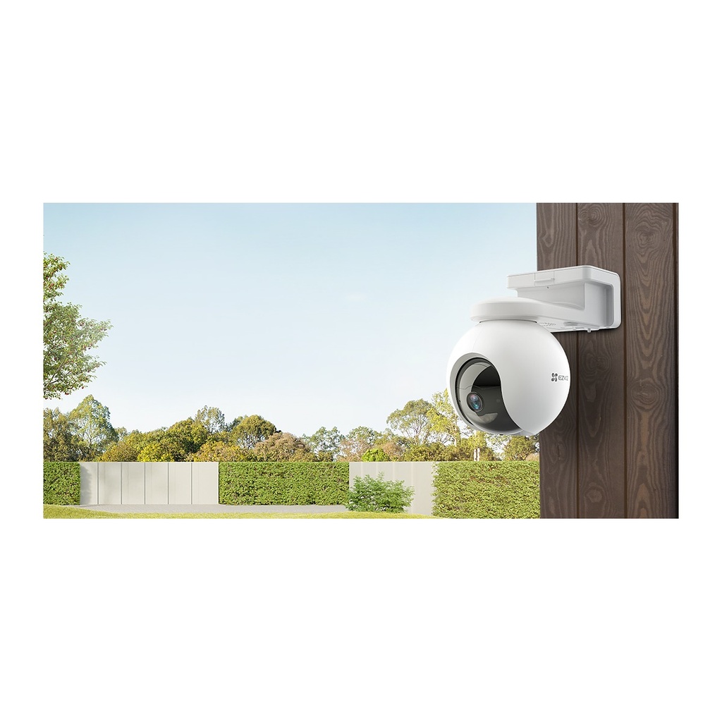 EZVIZ EB8 4G 2K Pan & Tilt Battery Outdoor Camera, Solar-Rea