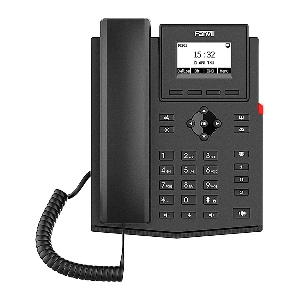 [X301W] Fanvil X301W Wi-Fi IP Phone, Dual-Band 2.4/5GHz, 2 SIP Lines, HD Voice
