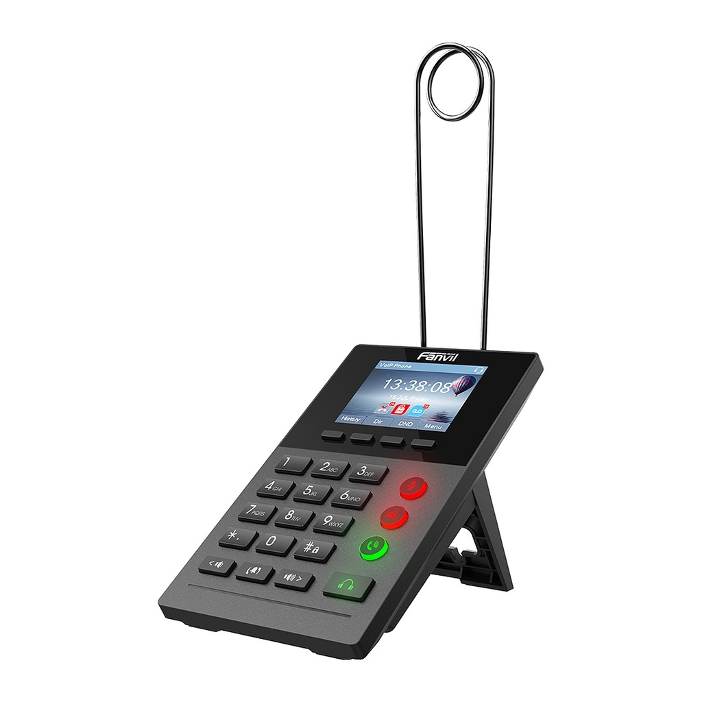 Fanvil X2P Call Center IP Phone, 2.8" Color Screen, PoE, Hea