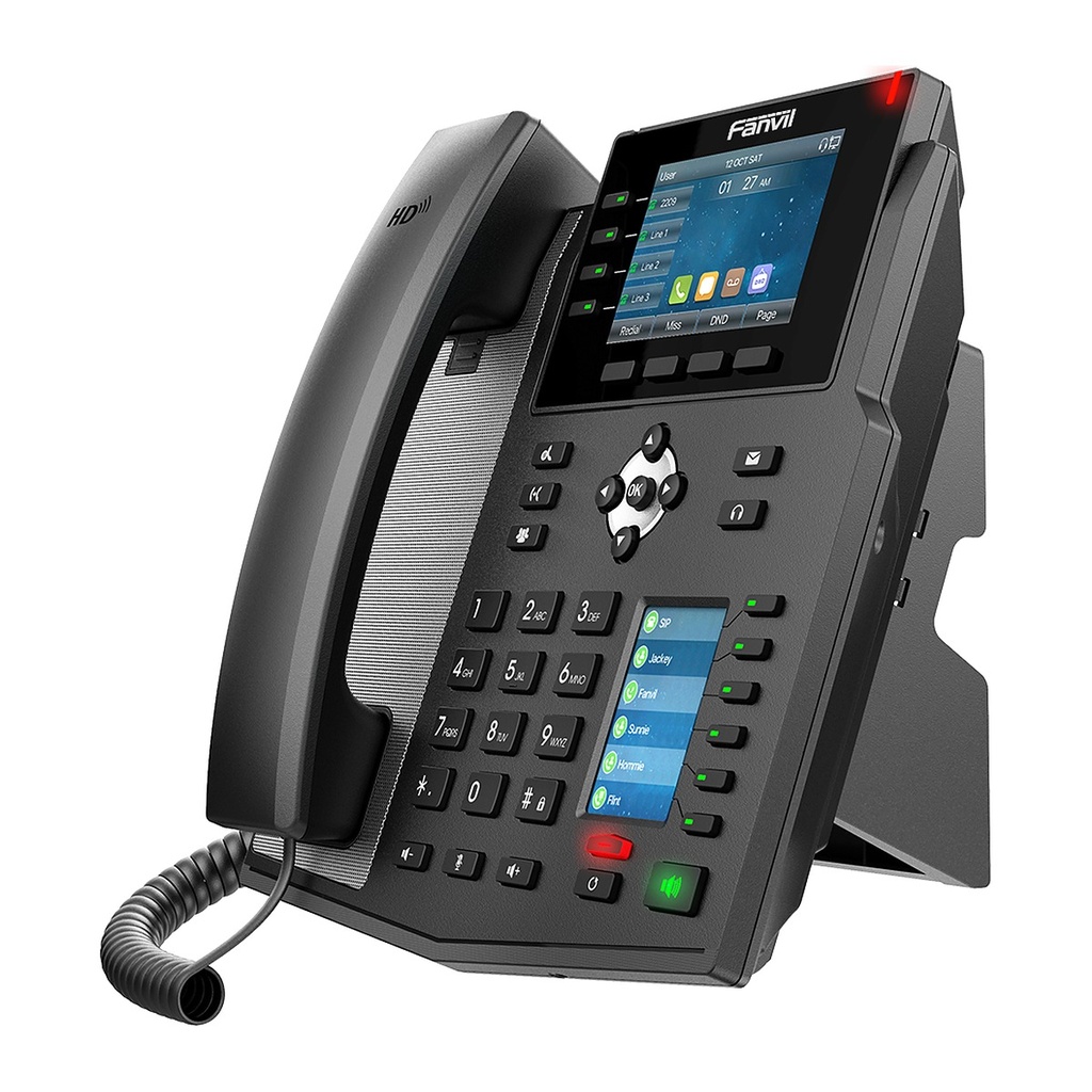 Fanvil X5U High-End IP Phone, Dual Color Screens, 16 SIP Lin