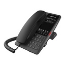 Fanvil H4 Hotel IP Phone Black, 5 Service Keys, PoE, HD Voic