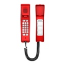 [H2U-RED] Fanvil H2U Red Compact IP Phone for Emergency Calls, 2 SIP Lines, 10 Speed Dials, PoE