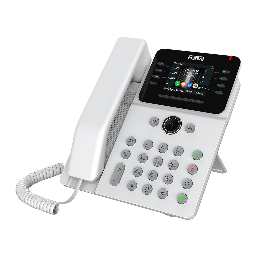 Fanvil V62G Business IP Phone White, 2.8" Color Screen, 12 S