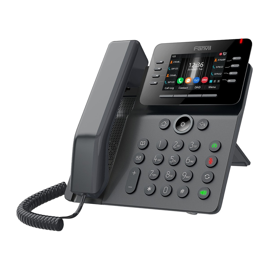 Fanvil V64 Business IP Phone, 3.5" Color Screen, Wi-Fi, Blue