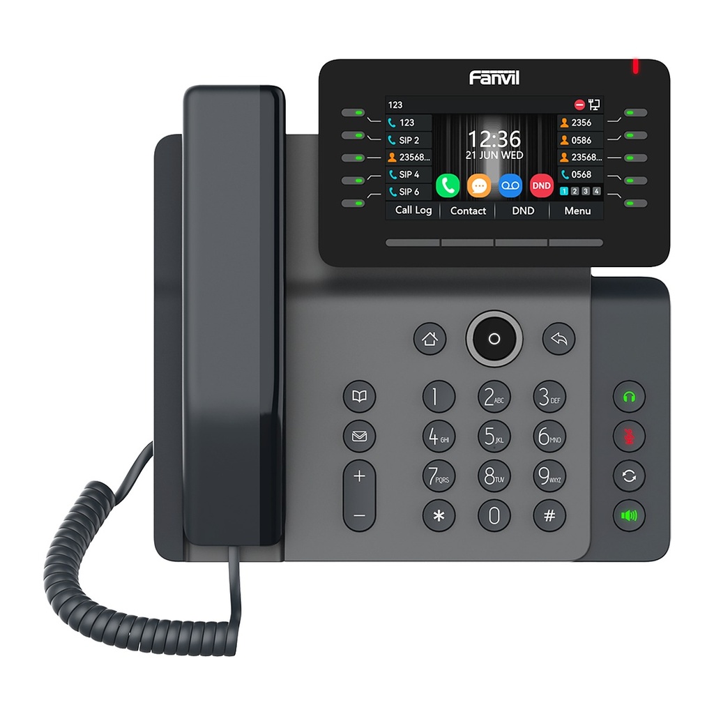 [V65] Fanvil V65 Executive IP Phone, 4.3" Adjustable Screen, 20 SIP Lines, Wi-Fi, Bluetooth