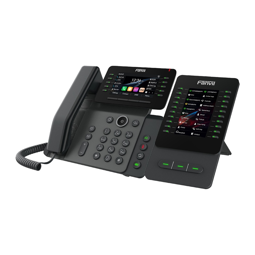 Fanvil V65 Executive IP Phone, 4.3" Adjustable Screen, 20 SI