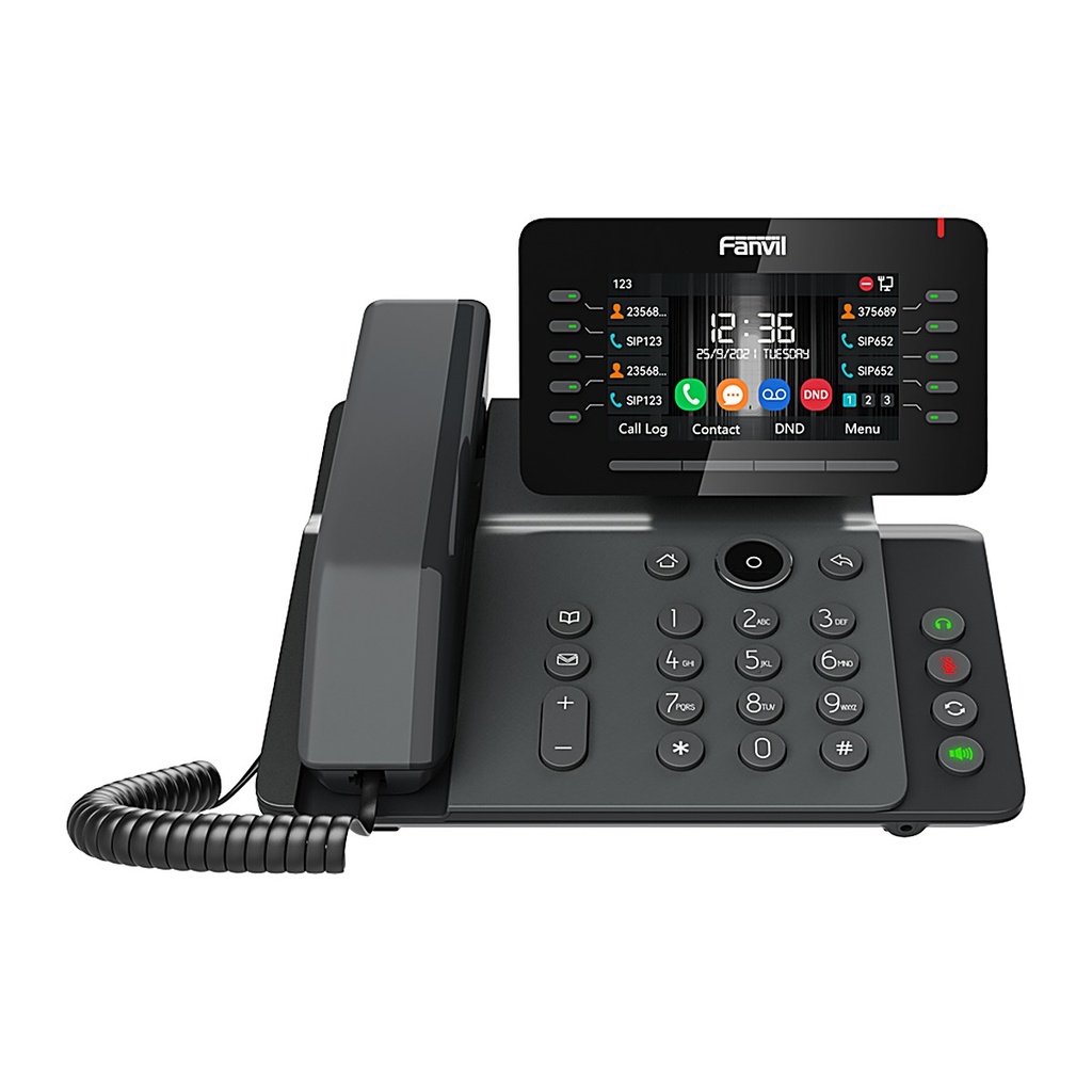 Fanvil V65 Executive IP Phone, 4.3" Adjustable Screen, 20 SI