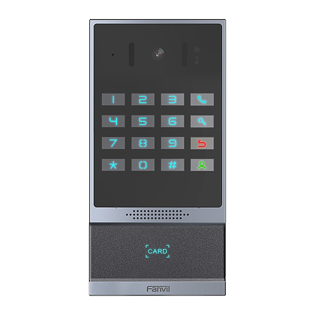 [i64] Fanvil i64 SIP Video Door Phone, Backlit Keypad, 2MP Camera, Card Reader, IP66