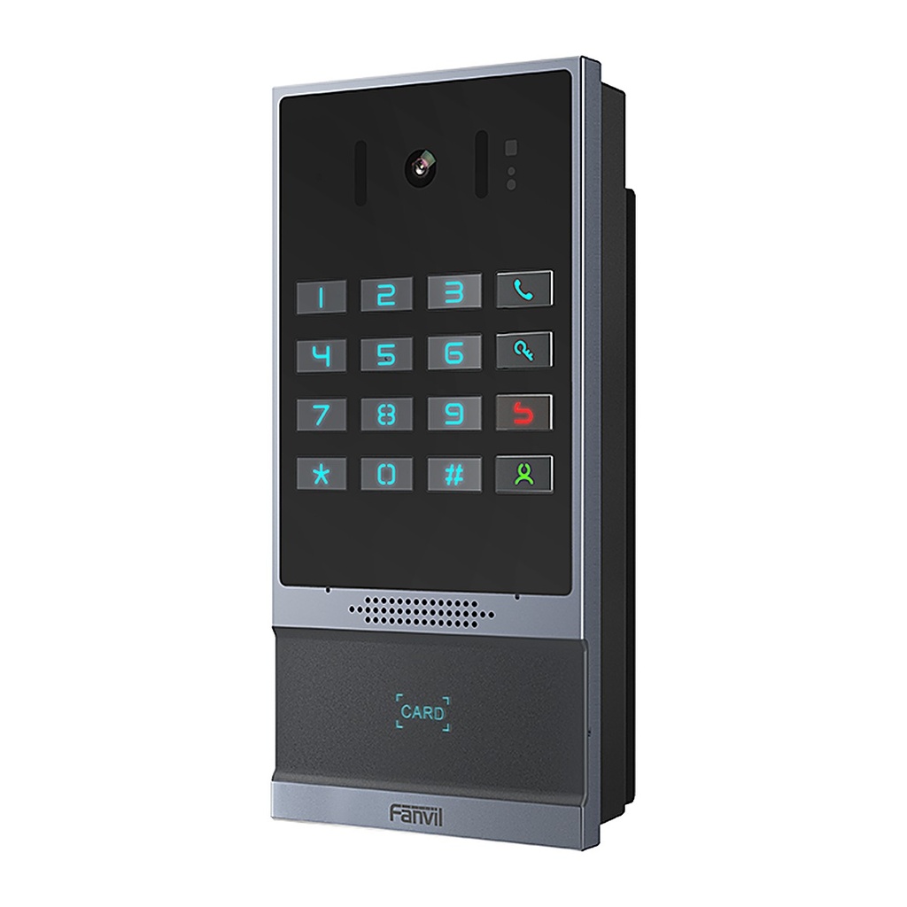 Fanvil i64 SIP Video Door Phone, Backlit Keypad, 2MP Camera,
