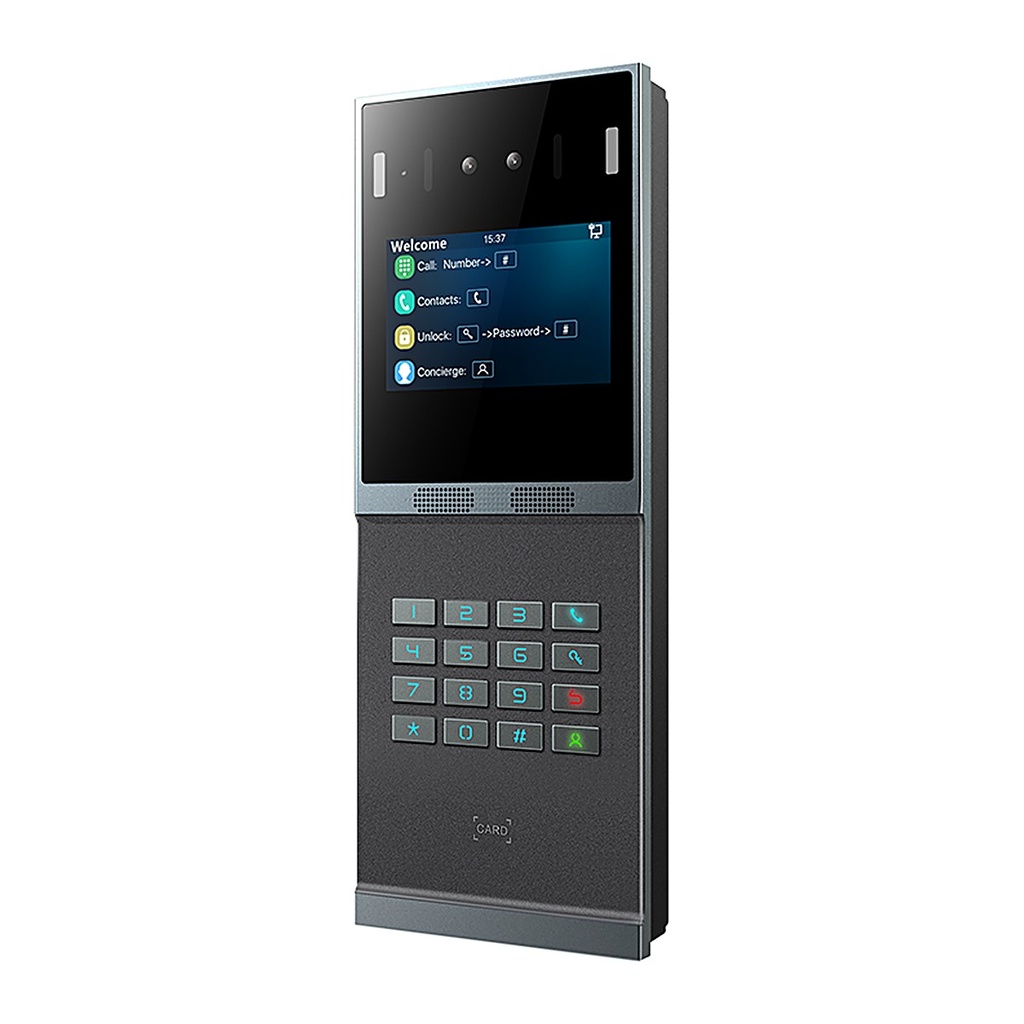 Fanvil i66 Face Recognition Door Phone, 4" IPS Screen, Keypa