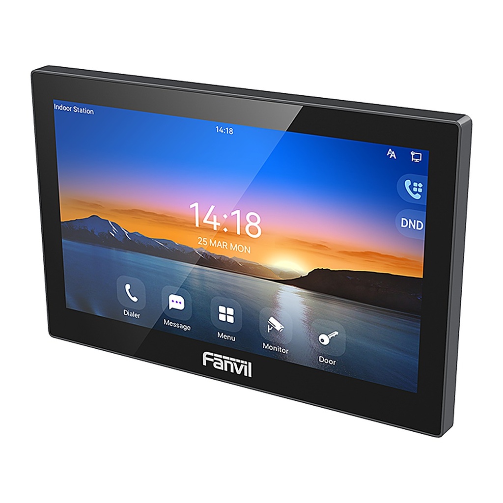 Fanvil i504W 7" Touch Screen SIP Indoor Station, Wi-Fi, PoE,