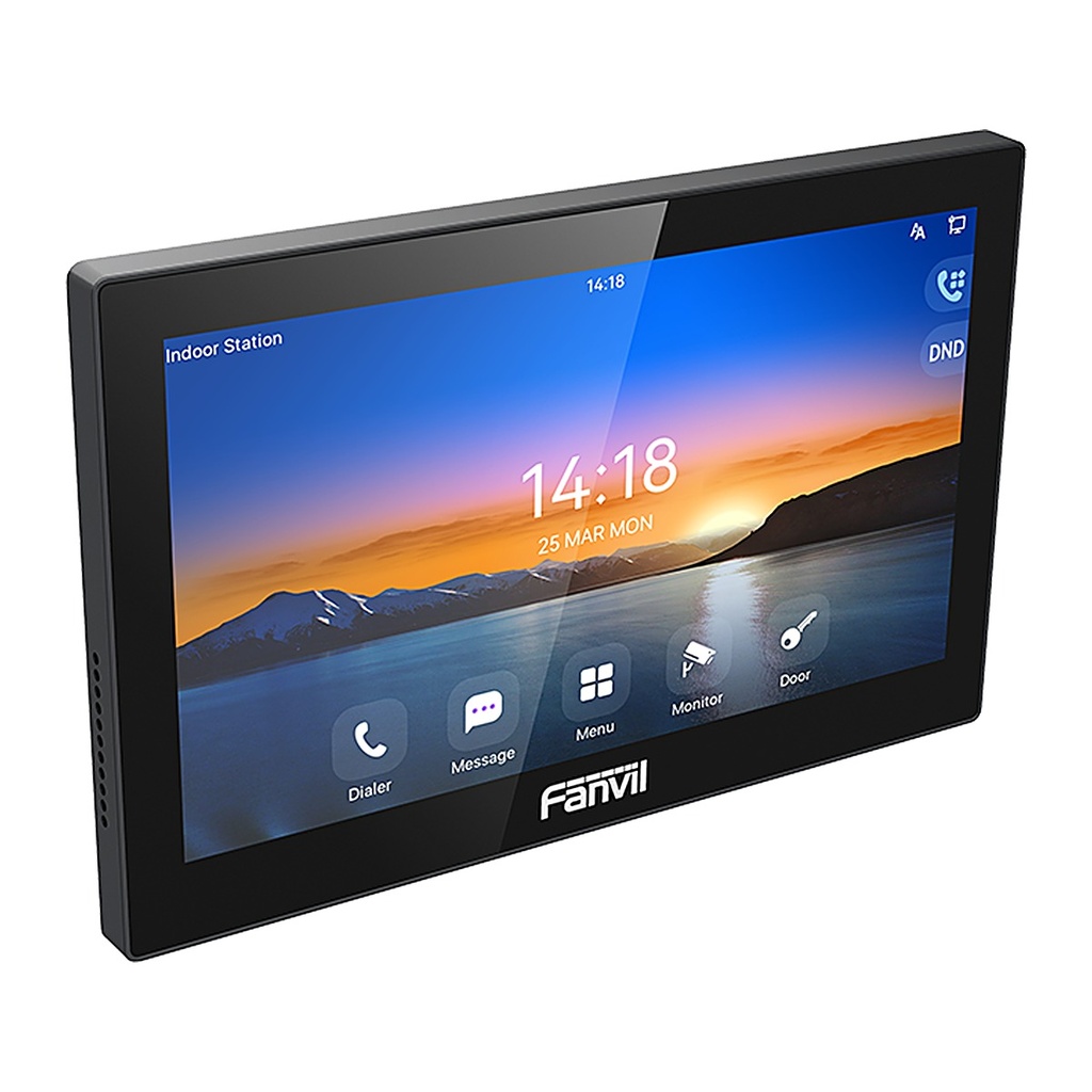 Fanvil i504W 7" Touch Screen SIP Indoor Station, Wi-Fi, PoE,