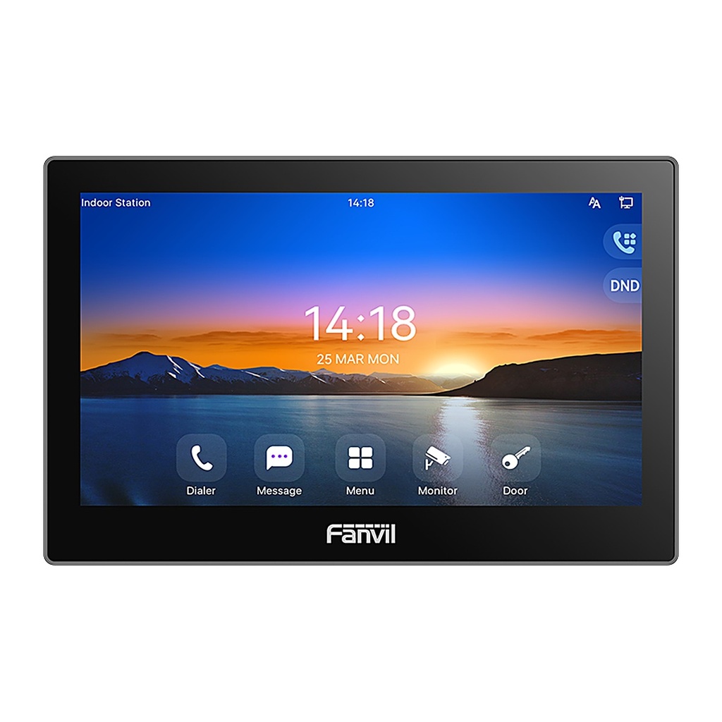 [i504] Fanvil i504 7" Touch Screen SIP Indoor Station, PoE, 1080P Video
