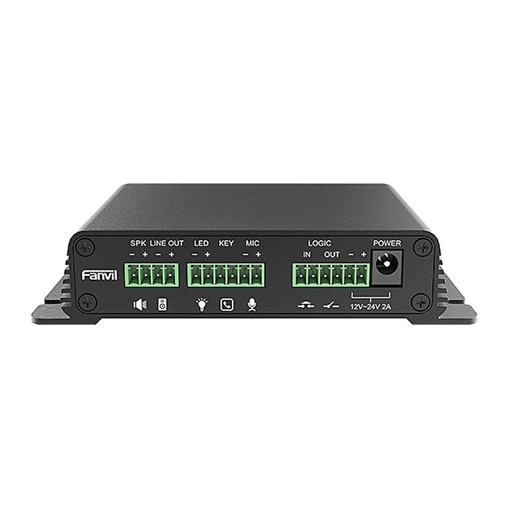 [PA2S] Fanvil PA2S SIP Video Intercom & Paging Gateway, 30W Amplifier, PoE, Relay