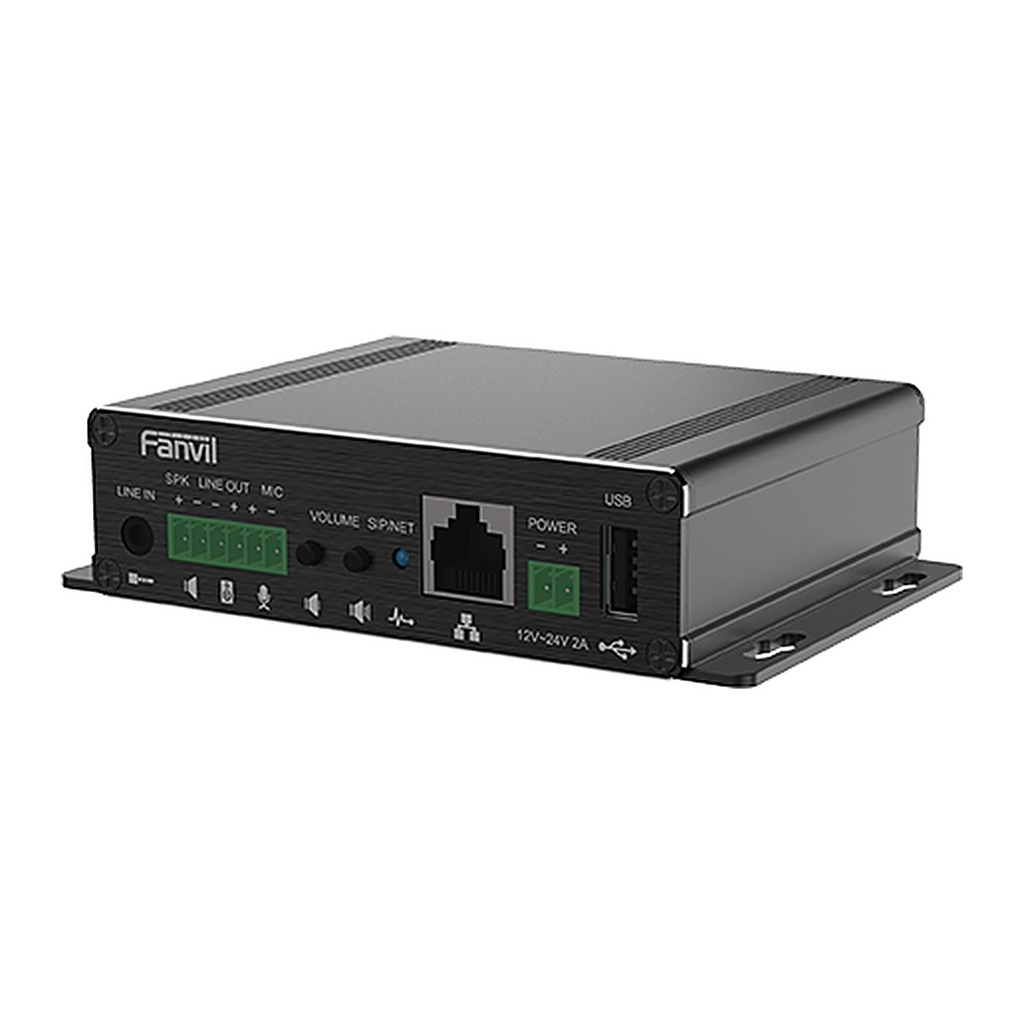 Fanvil PA3 SIP Paging Gateway, 30W Amplifier, USB & TF Card,