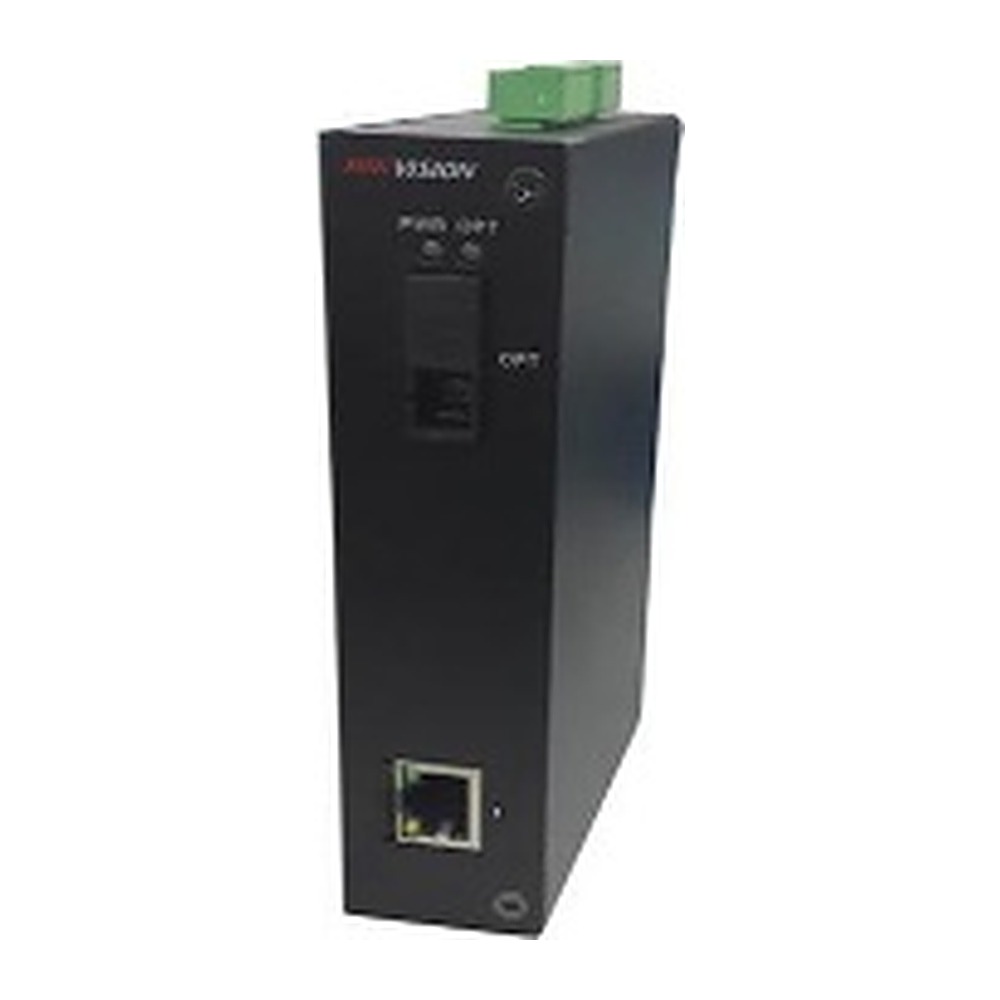 [DS-3D201T/ADAP] Hikvision DS-3D201T/ADAP Gigabit Single-Mode Fiber Transceiver with 48V Power Supply
