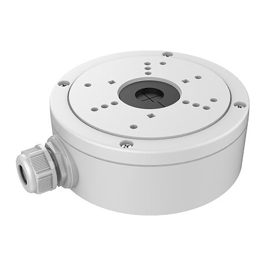[DS-1280ZJ-S] Hikvision DS-1280ZJ-S Junction Box for Dome Cameras, Aluminum Alloy, White