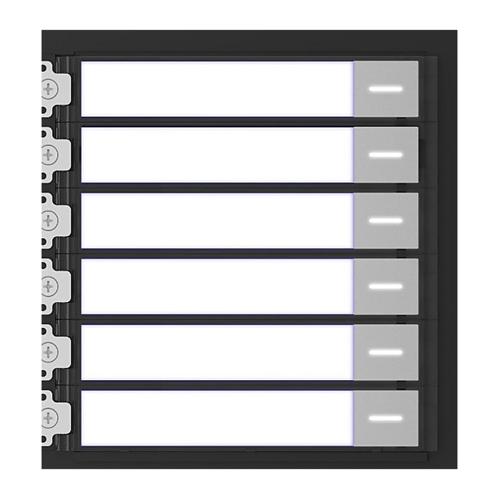 [DS-KD-KK] Hikvision DS-KD-KK 6-Button Nametag Module for KD8 Modular Door Station, IP65