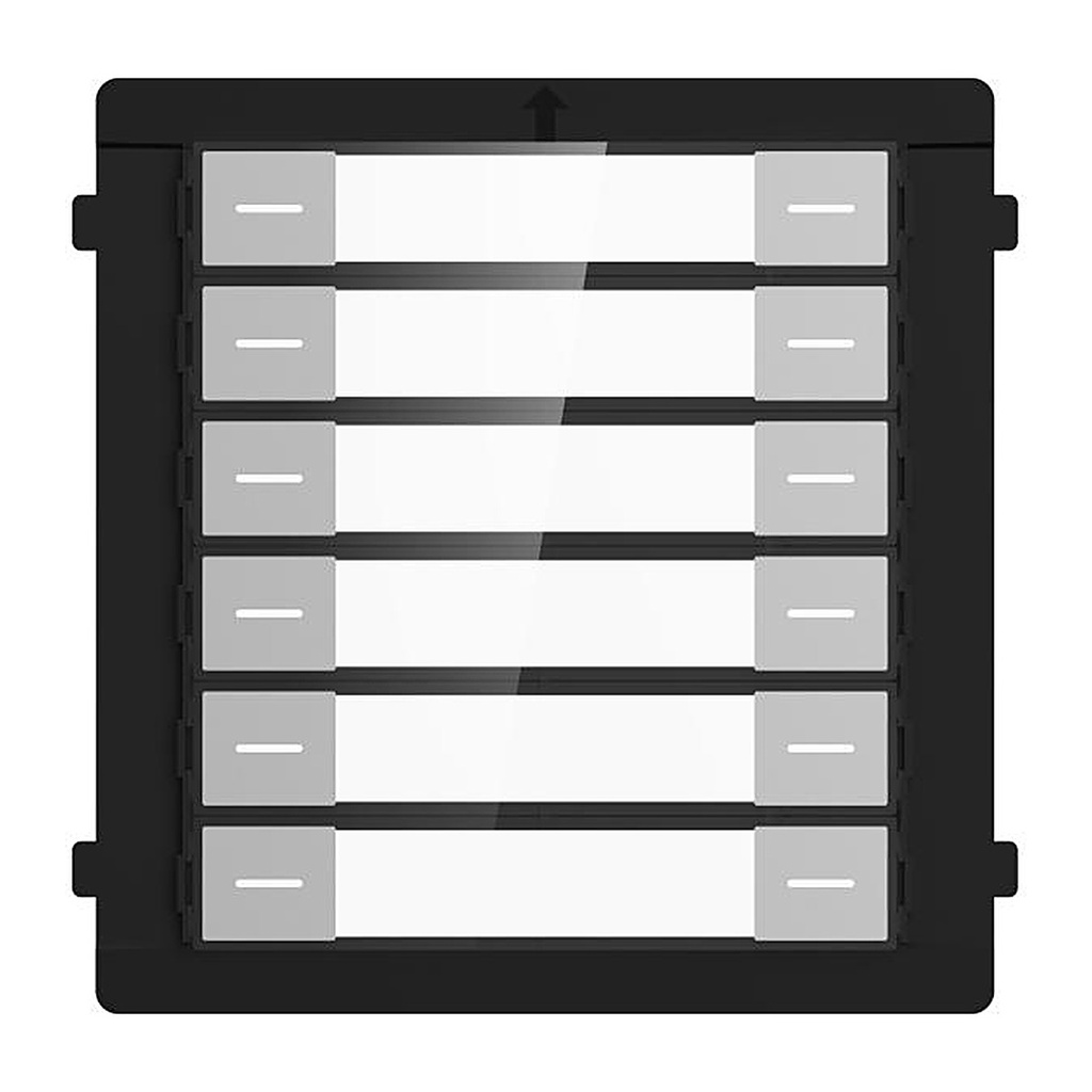 [DS-KD-K12] Hikvision DS-KD-K12 12-Button Nametag Module for KD8 Modular Door Station, IP65