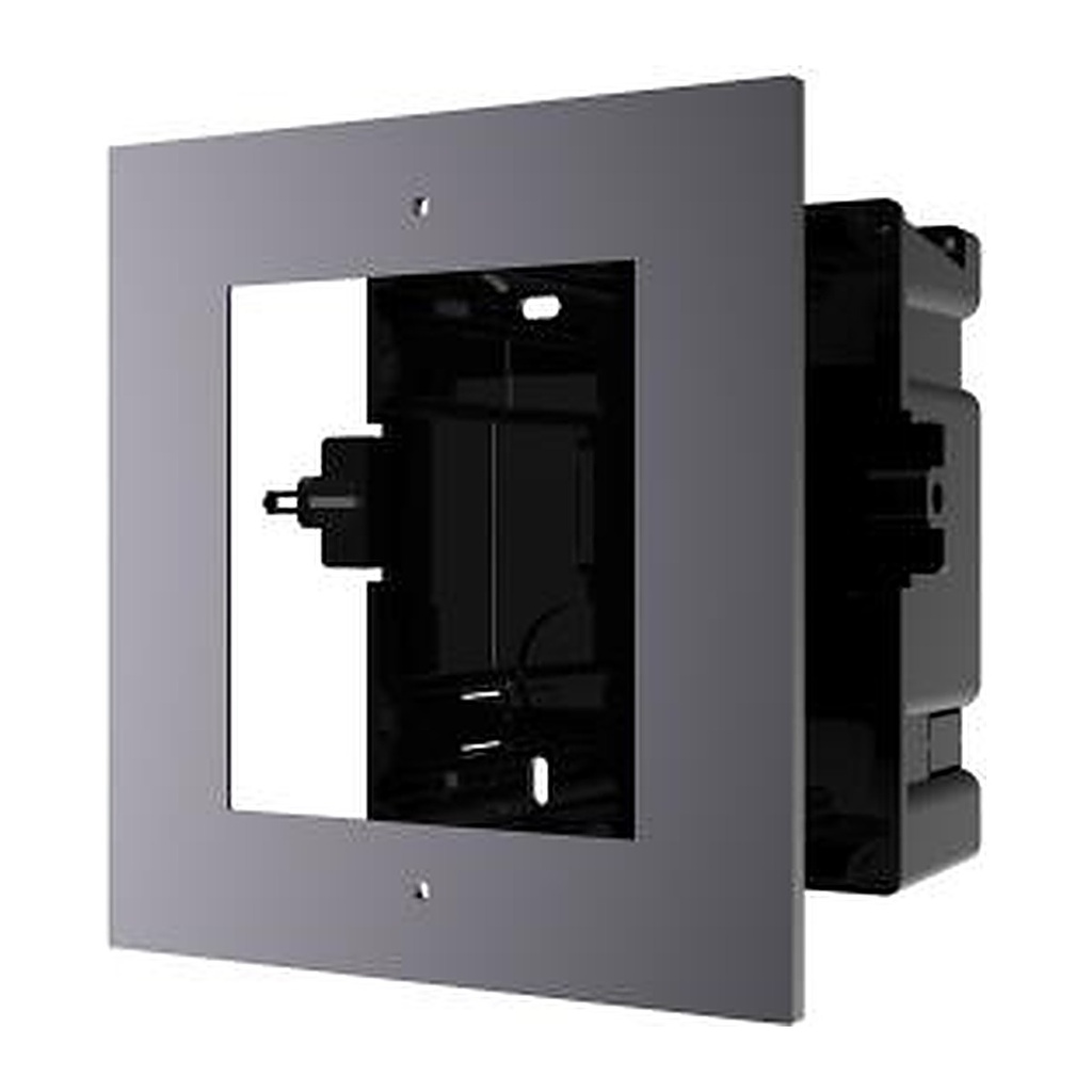 [DS-KD-ACF1/Plastic] Hikvision DS-KD-ACF1 1-Module Flush Mounting Bracket for KD8 Door Station, Plastic Box