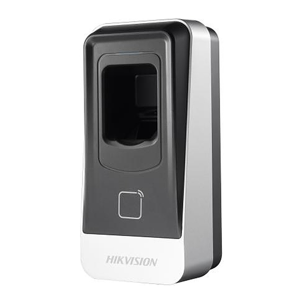 [DS-K1201MF] Hikvision DS-K1201MF Fingerprint Reader, Mifare 13.56 MHz Card, RS-485, IP65
