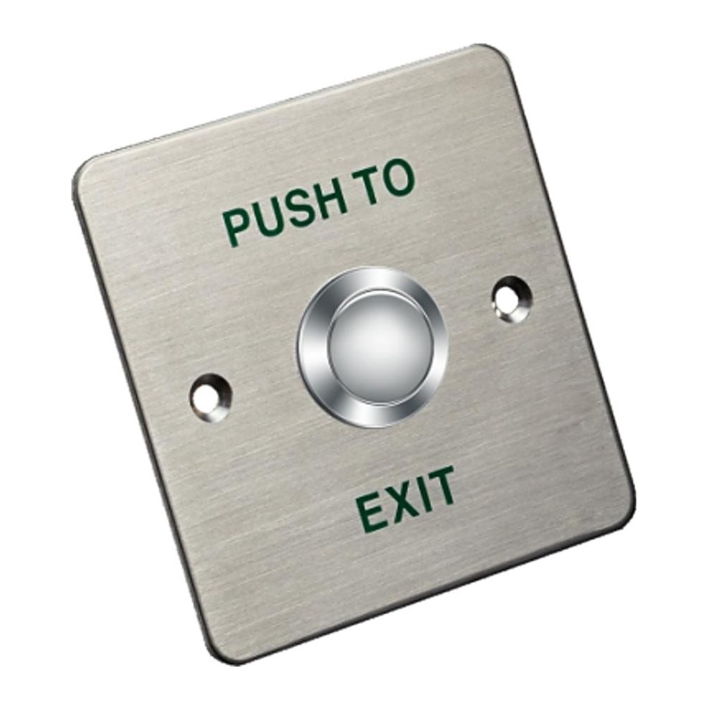 [DS-K7P01] Hikvision DS-K7P01 Exit Button, Aluminum Alloy Panel, Metal Button, NO/NC/COM