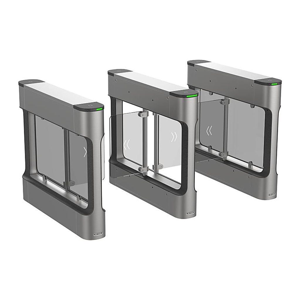 [DS-K3B411BX-R/MPg-Dp65] Hikvision DS-K3B411BX-R/MPg-Dp65 Swing Barrier, Right Unit, Card Reader, Face Ready