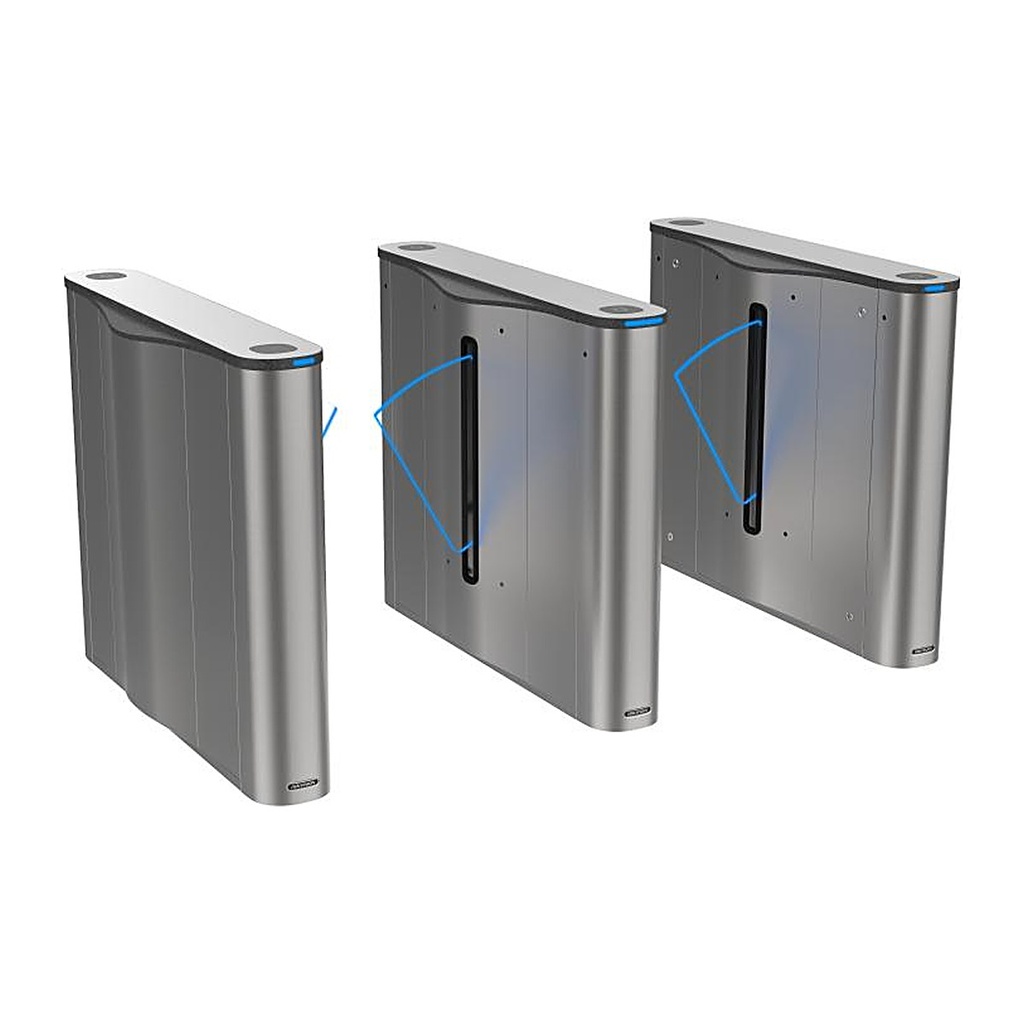 [DS-K3Y411BX-M/MPg-Dp55] Hikvision DS-K3Y411BX-M/MPg-Dp55 Flap Barrier, Middle Unit, Card Reader, 6 Pairs IR